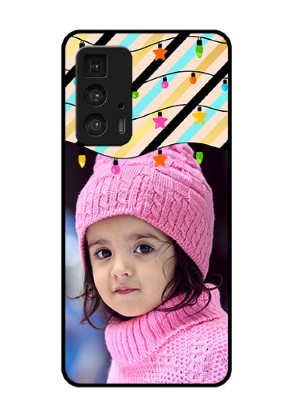 Motorola Moto Edge 20 Pro Custom Glass Phone Case - Lights Hanging Design