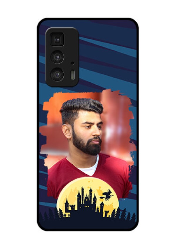 Motorola Moto Edge 20 Pro Custom Glass Phone Case - Halloween Witch Design