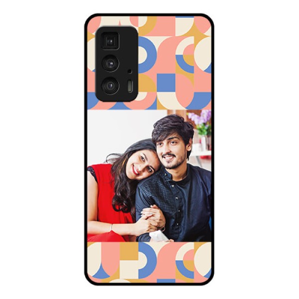 Motorola Moto Edge 20 Pro Custom Glass Phone Case - Semi - Circle Maze Pattern Design Motorola Moto Edge 20 Pro Custom Glass Phone Case - Semi - Circle Maze Pattern Design