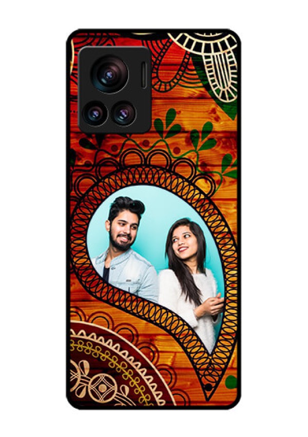 Motorola Moto Edge 30 Ultra Custom Glass Phone Case - Abstract Colorful Design