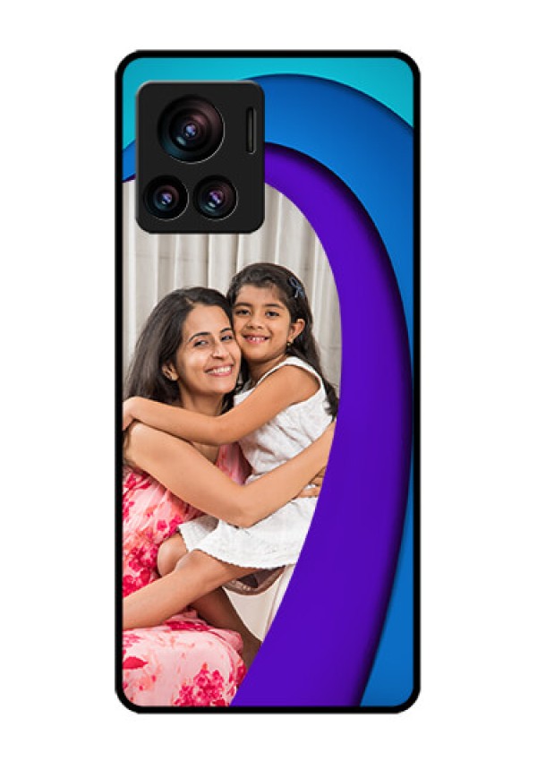 Motorola Moto Edge 30 Ultra Custom Glass Phone Case - Simple Pattern Design