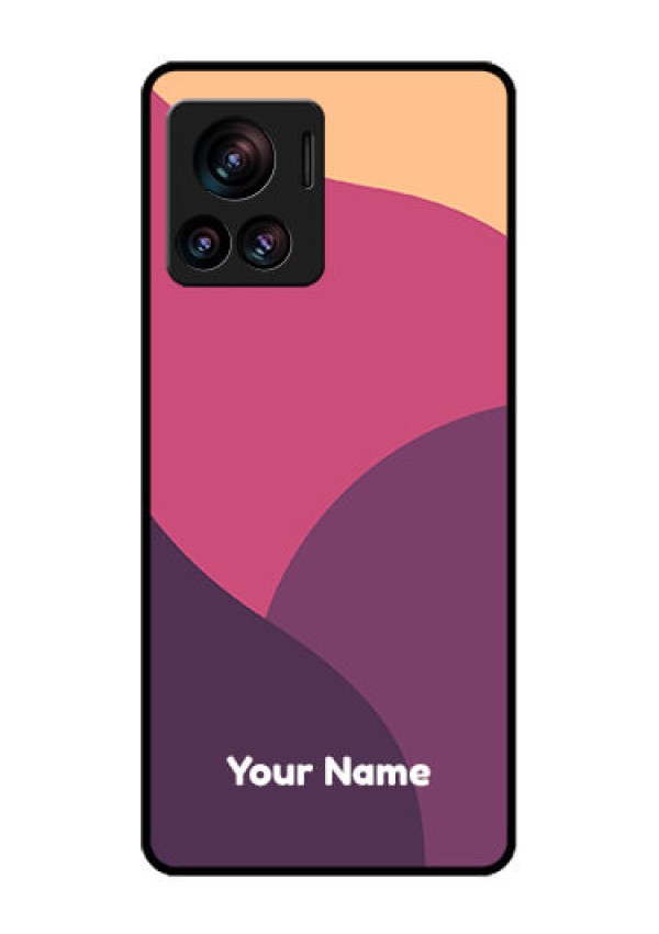 Motorola Moto Edge 30 Ultra Custom Glass Phone Case - Mixed Multi - Colour Abstract Art Design