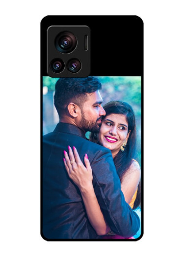 Motorola Moto Edge 30 Ultra Custom Glass Phone Case - Upload Full Picture With Custom Color Design