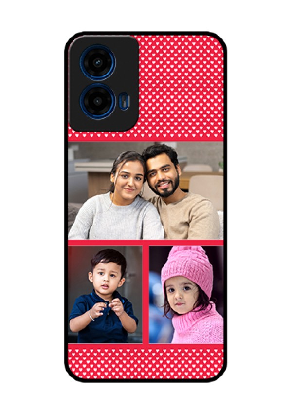 Moto G45 5G Custom Glass Phone Case - Bulk Photo Upload Design