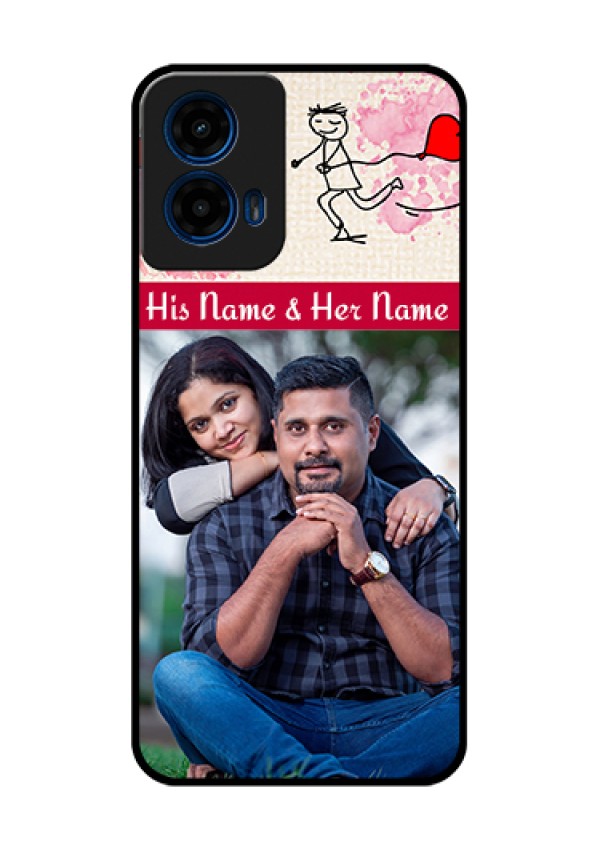 Moto G45 5G Custom Glass Phone Case - You And Me Case Design