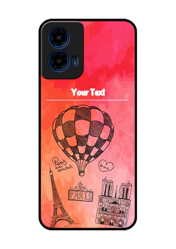 Moto G45 5G Custom Glass Phone Case - Paris Theme Design