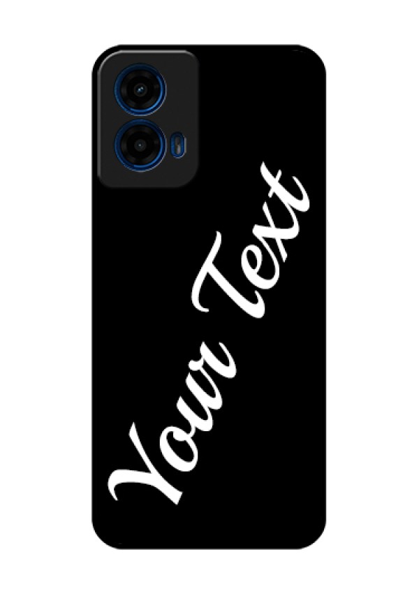 Moto G45 5G Custom Glass Phone Case - With Your Name Design