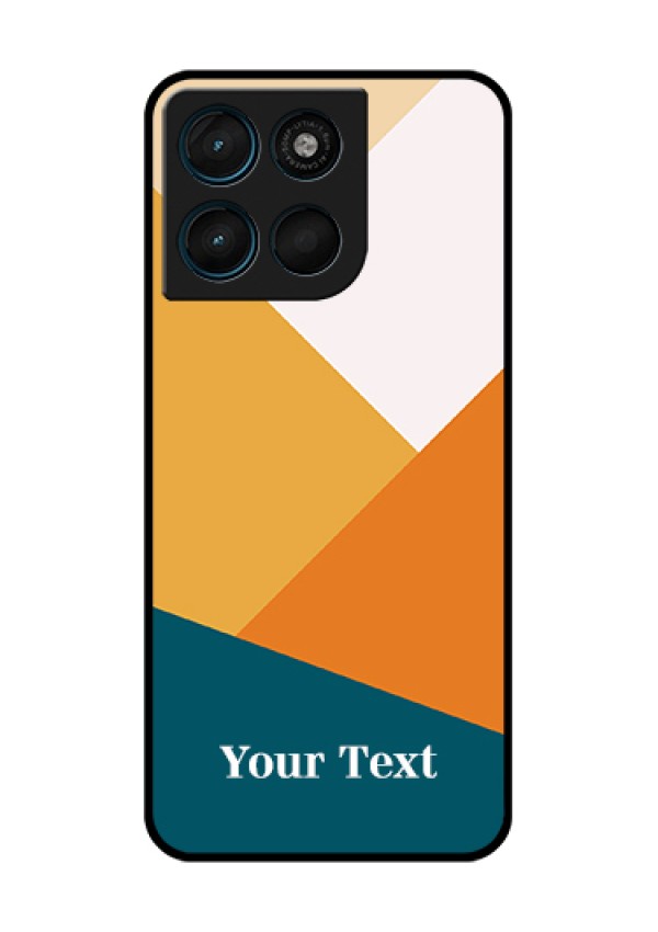 Motorola Moto G57 Power Custom Glass Phone Case - Stacked Multi - Colour Design