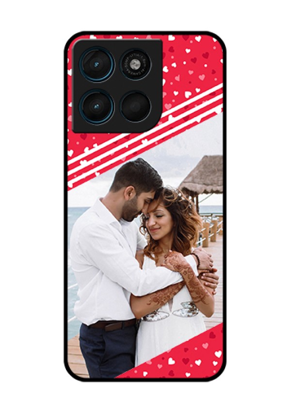 Motorola Moto G67 Power Custom Glass Phone Case - Valentines Gift Design