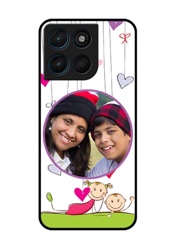 Motorola Moto G67 Power Custom Glass Phone Case - Cute Kids Phone Case Design