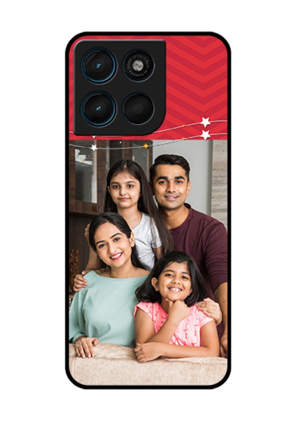Motorola Moto G67 Power Custom Glass Phone Case - Happy Family Design