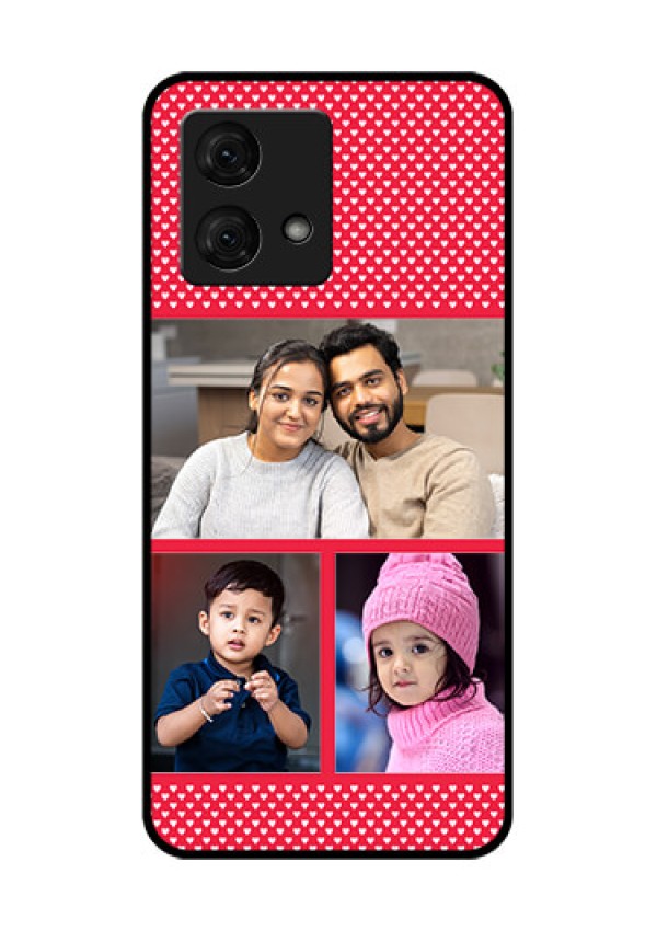 Motorola Moto G84 5G Custom Glass Phone Case - Bulk Photo Upload Design