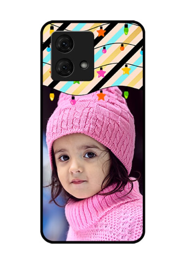Motorola Moto G84 5G Custom Glass Phone Case - Lights Hanging Design