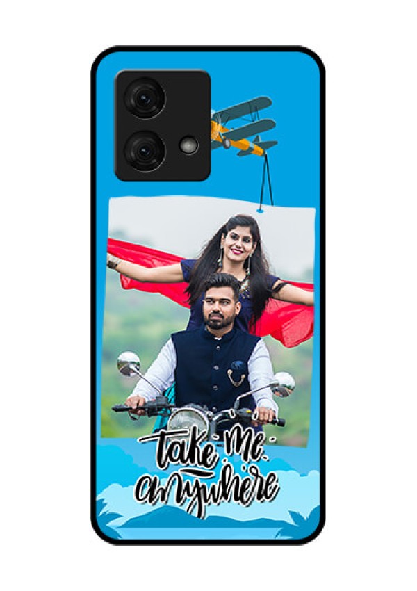 Motorola Moto G84 5G Custom Glass Phone Case - Traveller Design
