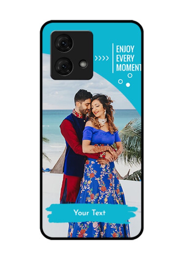 Motorola Moto G84 5G Custom Glass Phone Case - Happy Moment Design