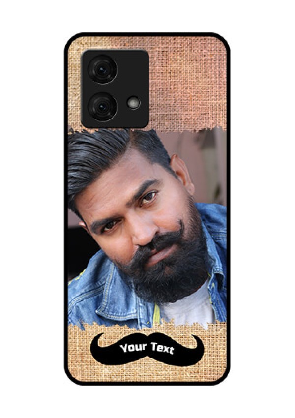 Motorola Moto G84 5G Custom Glass Phone Case - With Texture Design