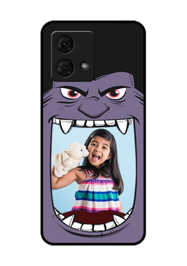 Motorola Moto G84 5G Custom Glass Phone Case - Angry Monster Design