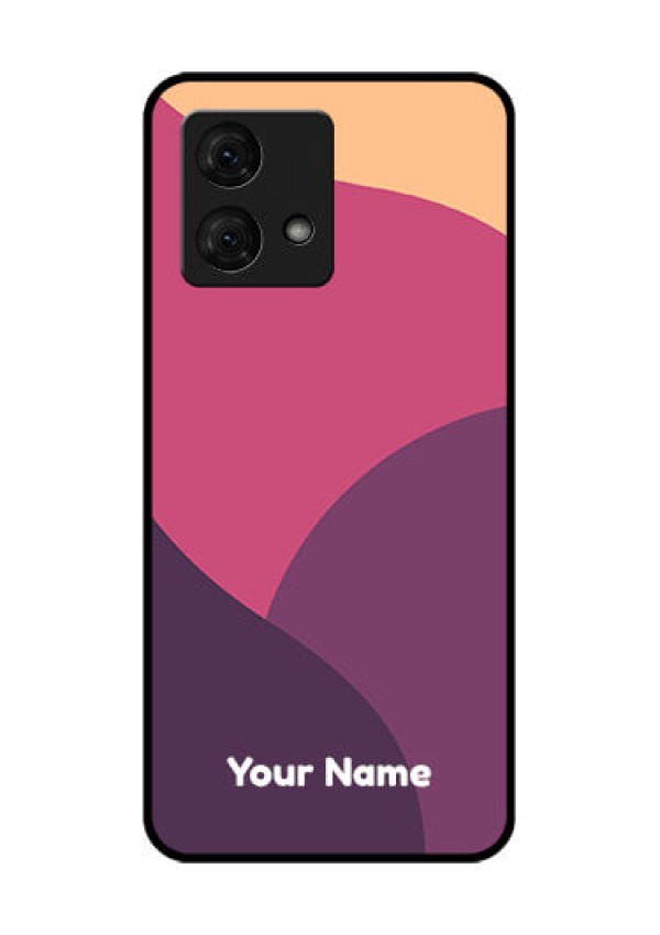 Motorola Moto G84 5G Custom Glass Phone Case - Mixed Multi - Colour Abstract Art Design