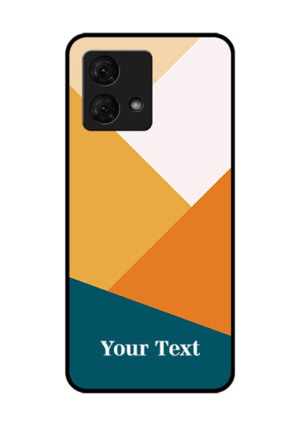 Motorola Moto G84 5G Custom Glass Phone Case - Stacked Multi - Colour Design