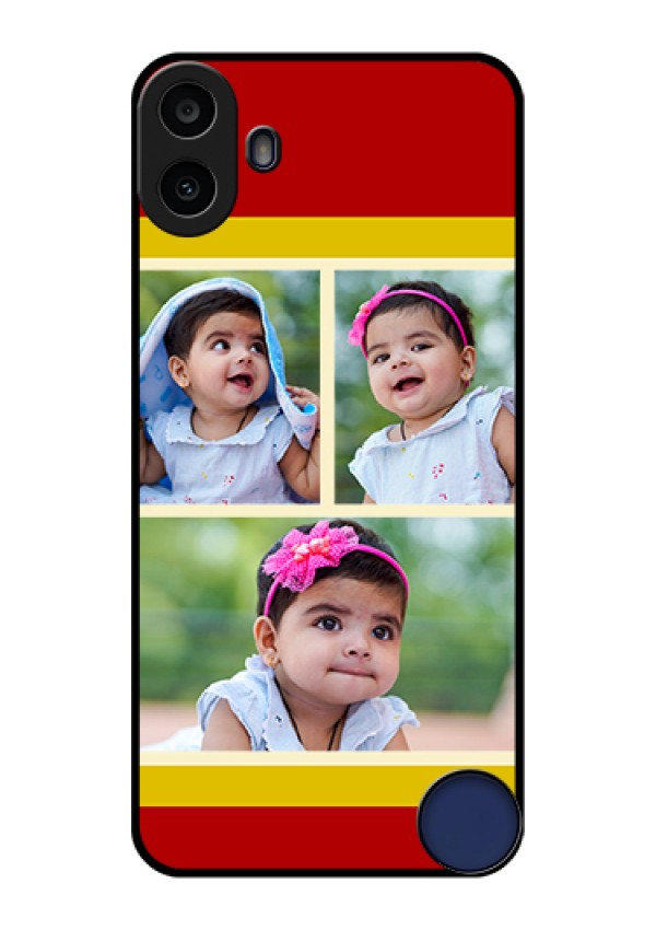 Nothing CMF Phone 1 Custom Glass Phone Case - Multiple Pic Upload Design