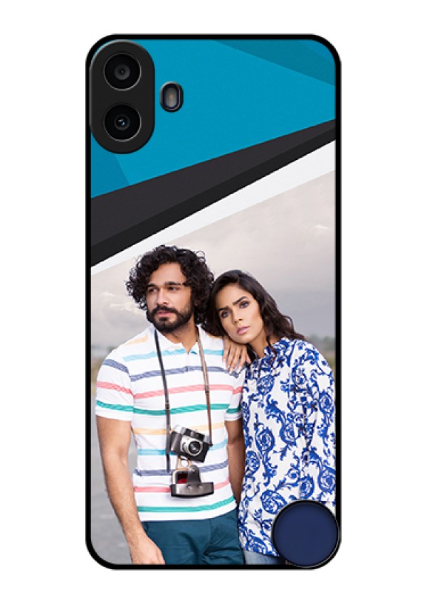 Nothing CMF Phone 1 Custom Glass Phone Case - Simple Pattern Photo Upload Design