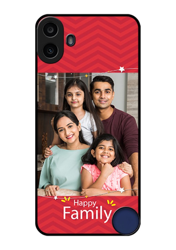 Nothing CMF Phone 1 Custom Glass Phone Case - Happy Family Design