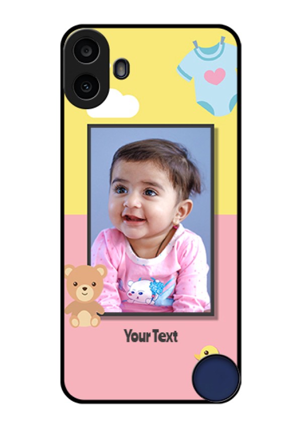 Nothing CMF Phone 1 Custom Glass Phone Case - Kids 2 Color Design
