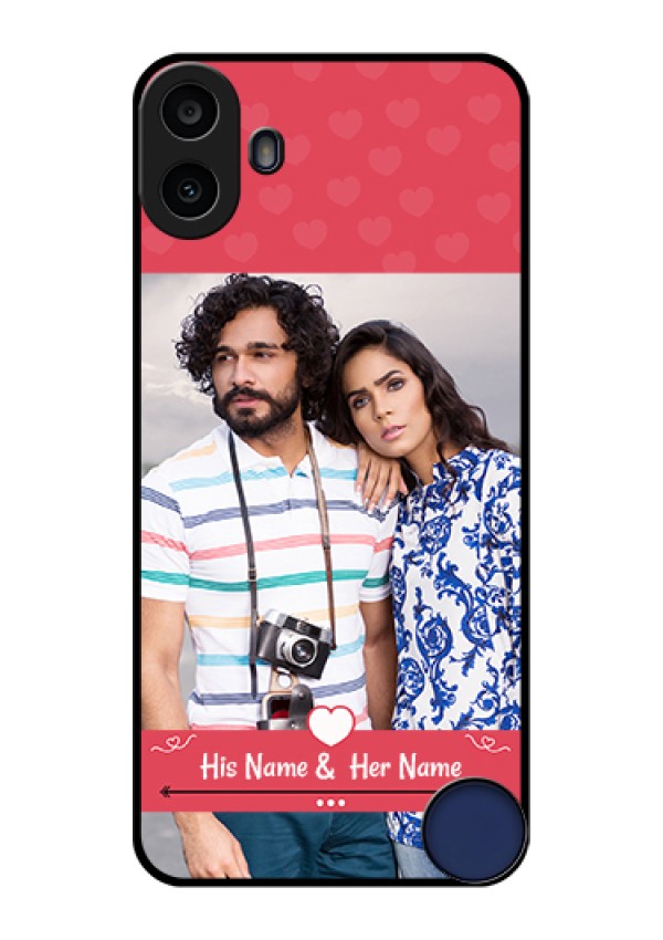 Nothing CMF Phone 1 Custom Glass Phone Case - Simple Love Design