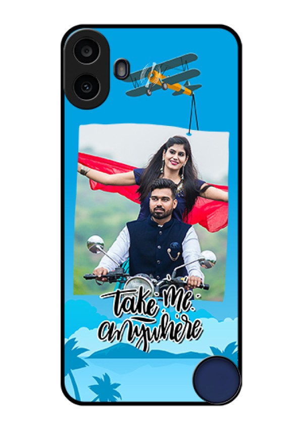 Nothing CMF Phone 1 Custom Glass Phone Case - Traveller Design