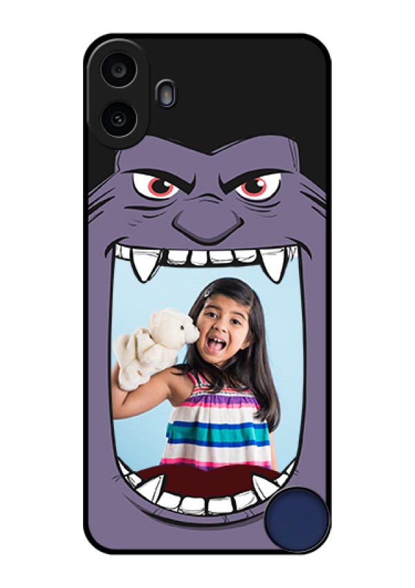 Nothing CMF Phone 1 Custom Glass Phone Case - Angry Monster Design