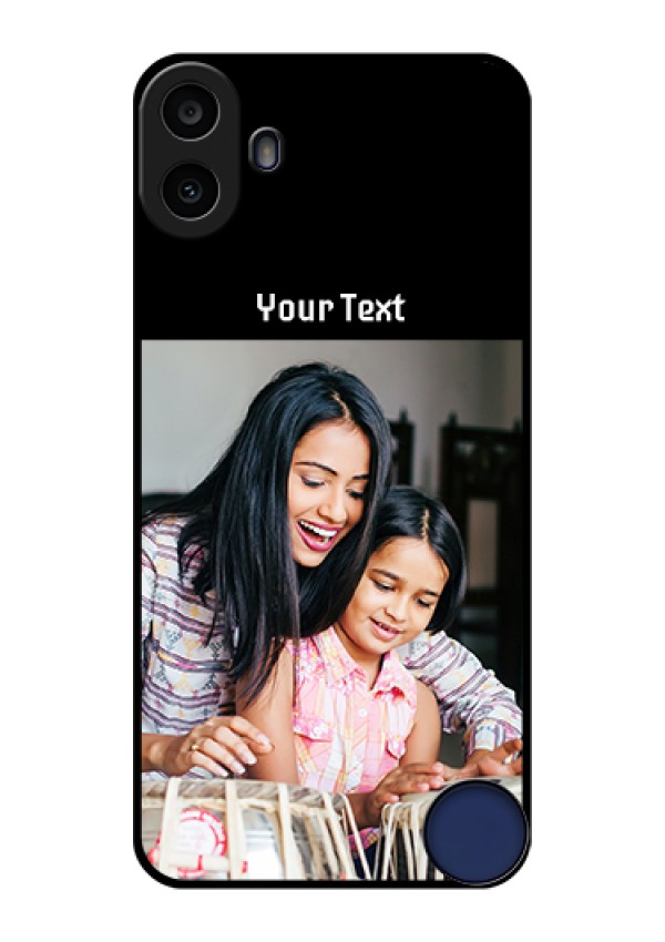Nothing CMF Phone 1 Custom Glass Phone Case - Photo With Name Design