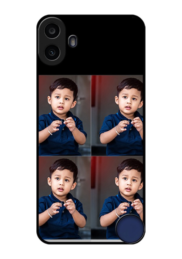Nothing CMF Phone 1 Custom Glass Phone Case - 4 Image Holder Design