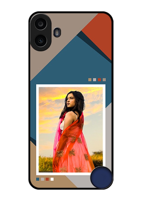 Nothing CMF Phone 1 Custom Glass Phone Case - Retro Color Pallet Design
