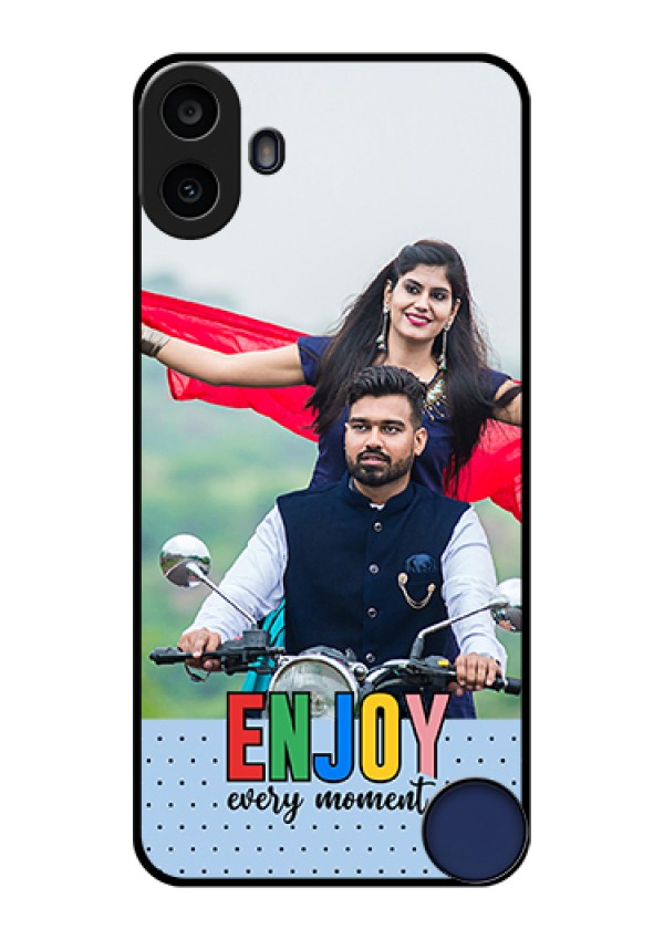 Nothing CMF Phone 1 Custom Glass Phone Case - Enjoy Every Moment Design