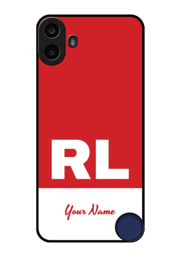 Nothing CMF Phone 1 Custom Glass Phone Case - Dual Tone Custom Text Design