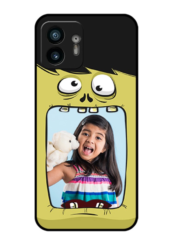 Nothing Phone 2 Custom Glass Phone Case - Cartoon Monster Back Case Design