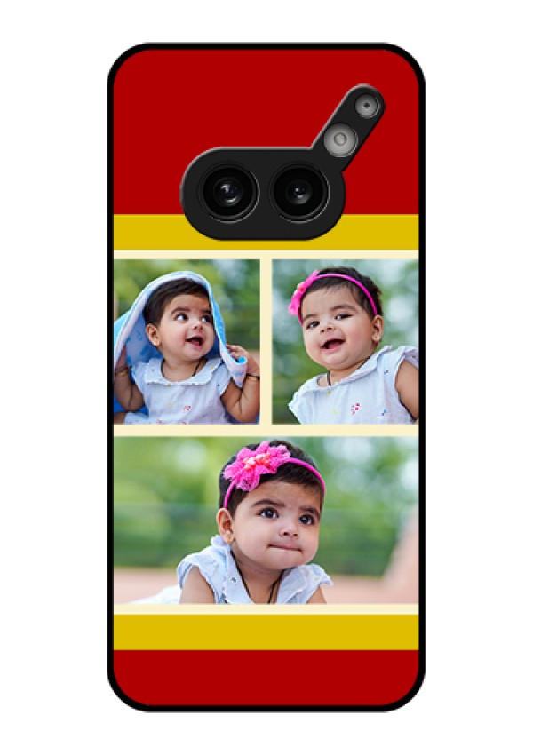 Nothing Phone 2A 5G Custom Glass Phone Case - Multiple Pic Upload Design