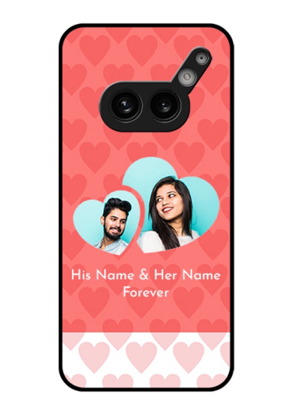 Nothing Phone 2A 5G Custom Glass Phone Case - Couple Pic Upload Design