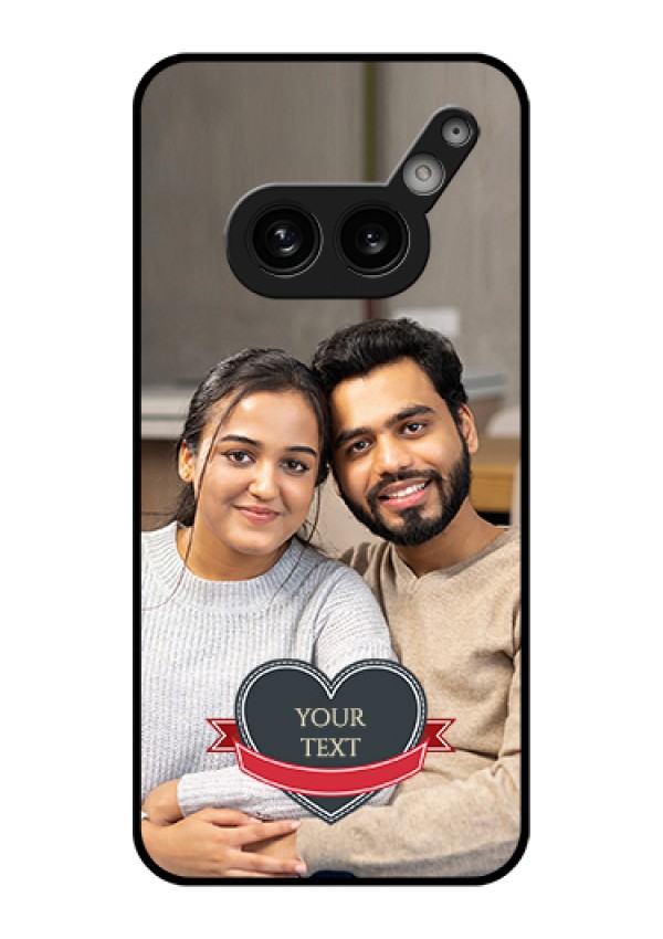 Nothing Phone 2A 5G Custom Glass Phone Case - Just Married Couple Design