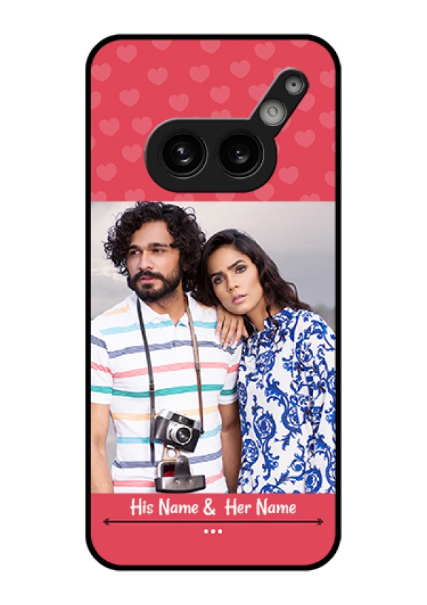 Nothing Phone 2A 5G Custom Glass Phone Case - Simple Love Design