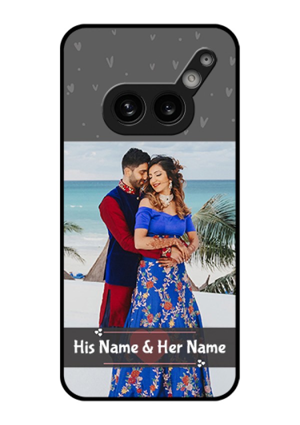 Nothing Phone 2A 5G Custom Glass Phone Case - Buy Love Design With Photo Online