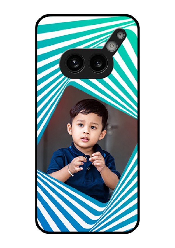 Nothing Phone 2A 5G Custom Glass Phone Case - Abstract Spiral Design