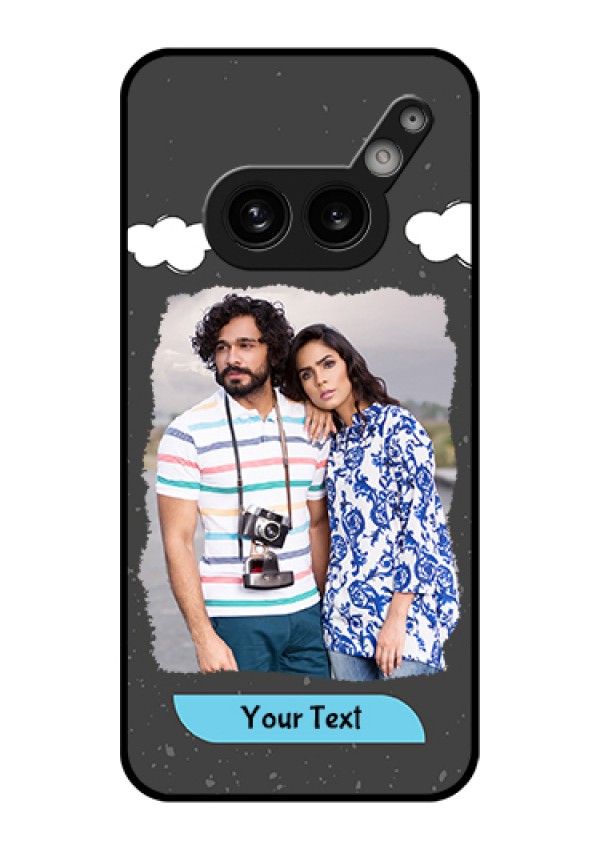 Nothing Phone 2A 5G Custom Glass Phone Case - Splashes With Love Doodles Design