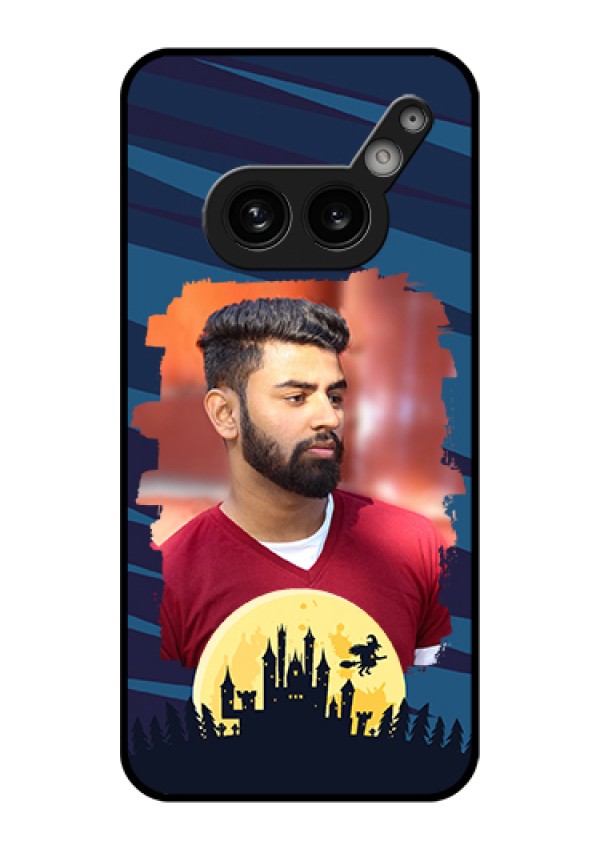 Nothing Phone 2A 5G Custom Glass Phone Case - Halloween Witch Design