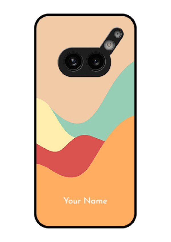 Nothing Phone 2A 5G Custom Glass Phone Case - Ocean Waves Multi - Colour Design