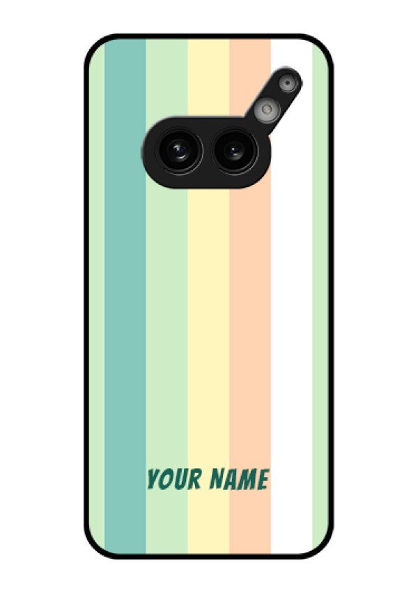 Nothing Phone 2A 5G Custom Glass Phone Case - Multi - Colour Stripes Design