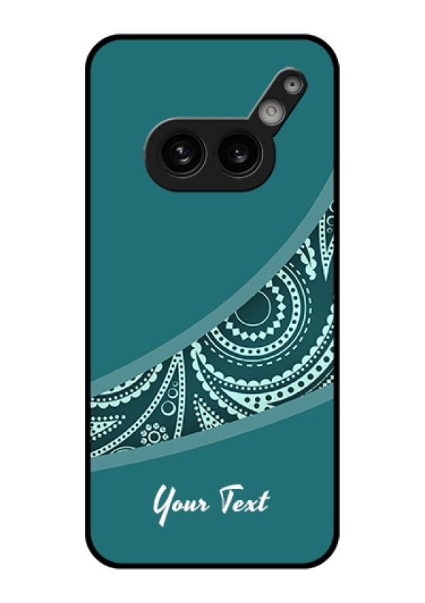 Nothing Phone 2A 5G Custom Glass Phone Case - Semi Visible Floral Design