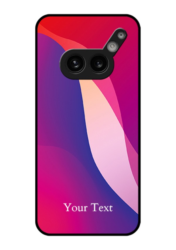 Nothing Phone 2A 5G Custom Glass Phone Case - Digital Abstract Overlap Design