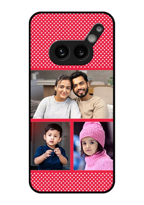 Nothing Phone 2A Plus Custom Glass Phone Case - Bulk Photo Upload Design