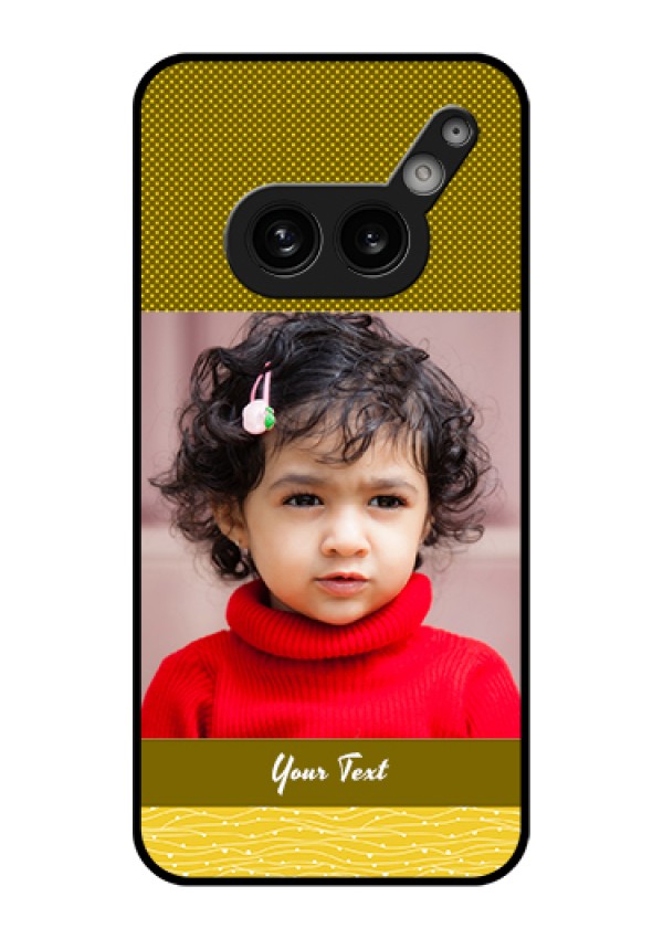 Nothing Phone 2A Plus Custom Glass Phone Case - Simple Green Color Design